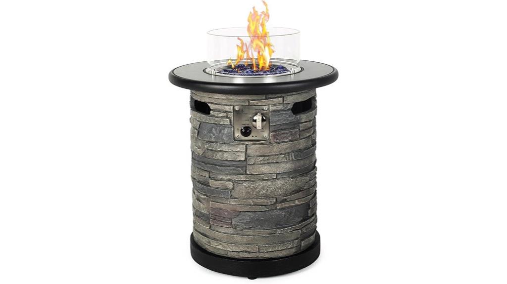 propane fire pit table