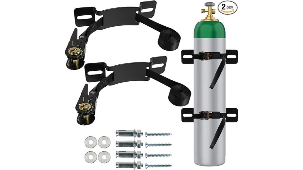 propane tank bracket set