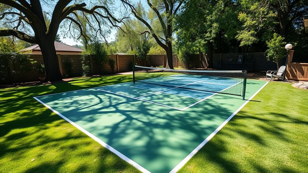 proper court setup and maintenance