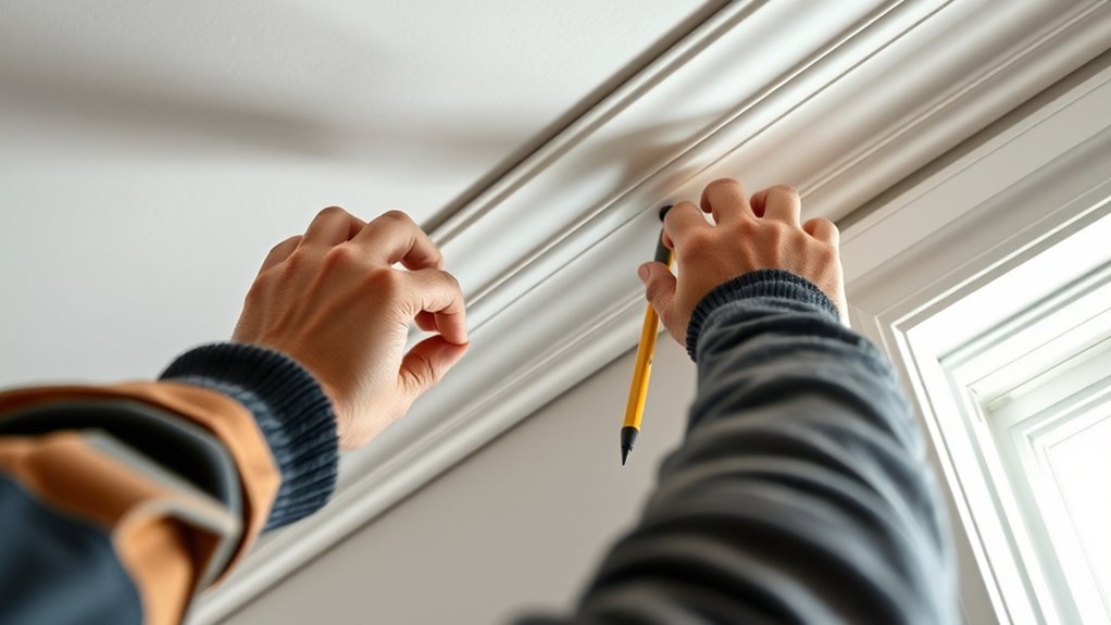 proper crown molding installation