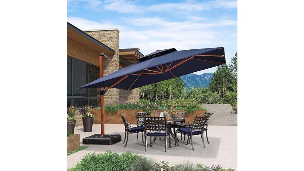purple leaf 12ft umbrella