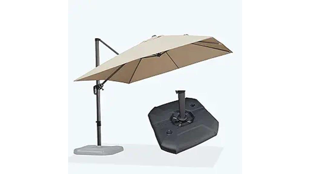 purple leaf patio umbrella
