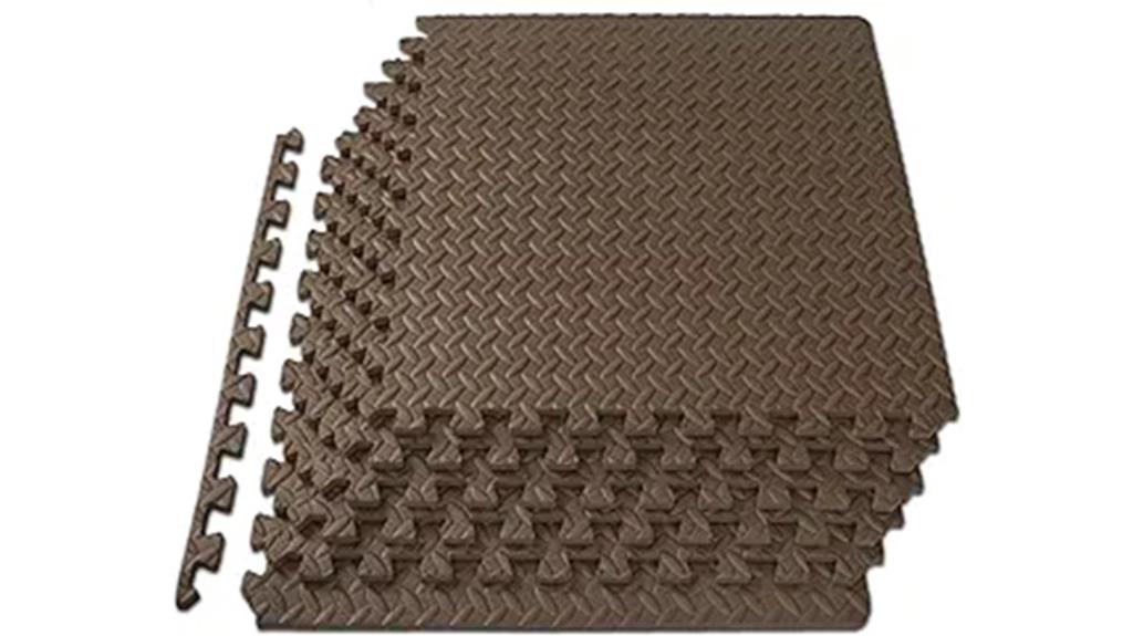 puzzle style exercise mat