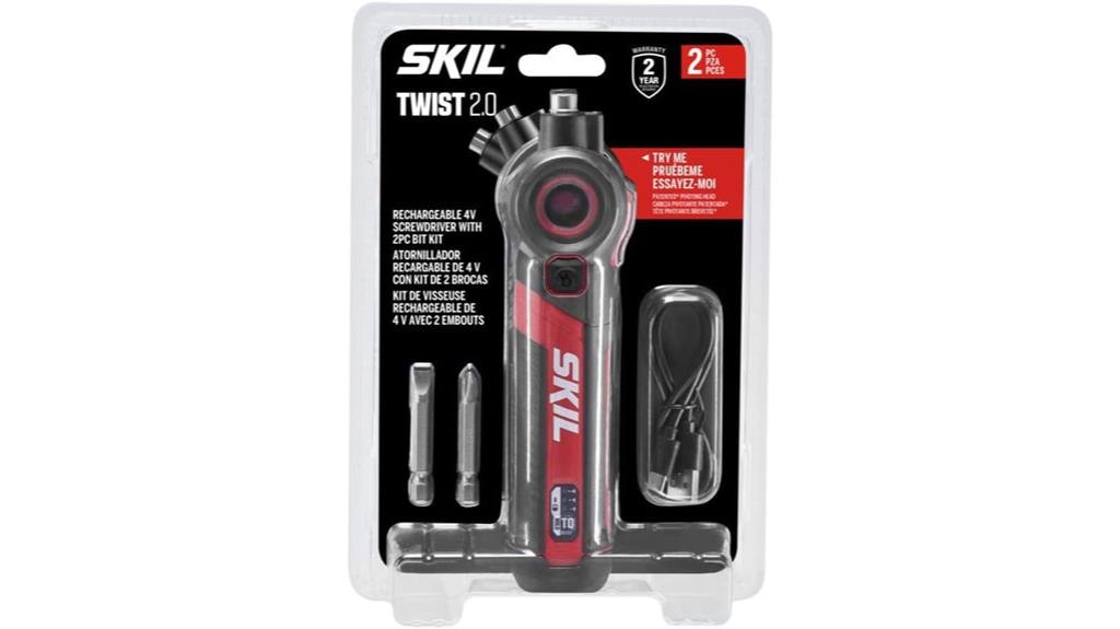 rechargeable 4v screwdriver kit