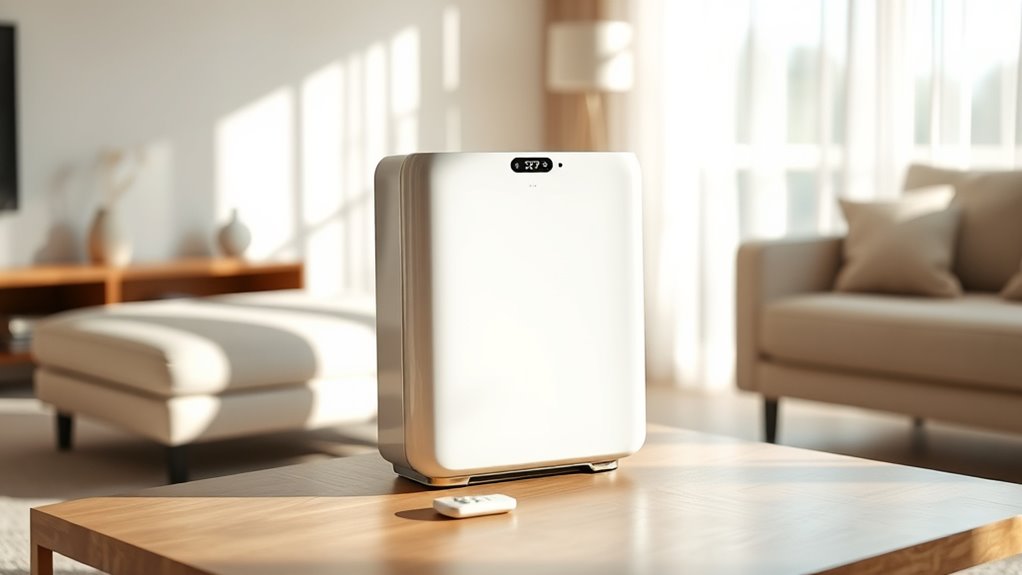 remote control air purifier