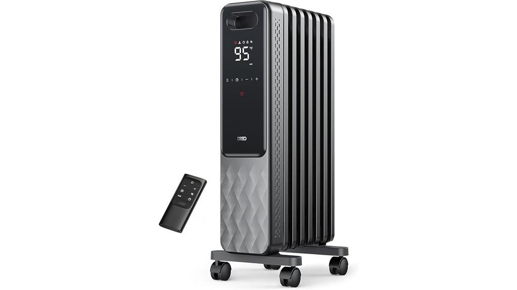 remote controlled oil radiator