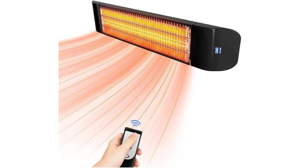 remote controlled outdoor heater