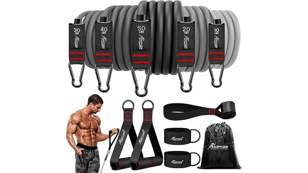 resistance bands with handles