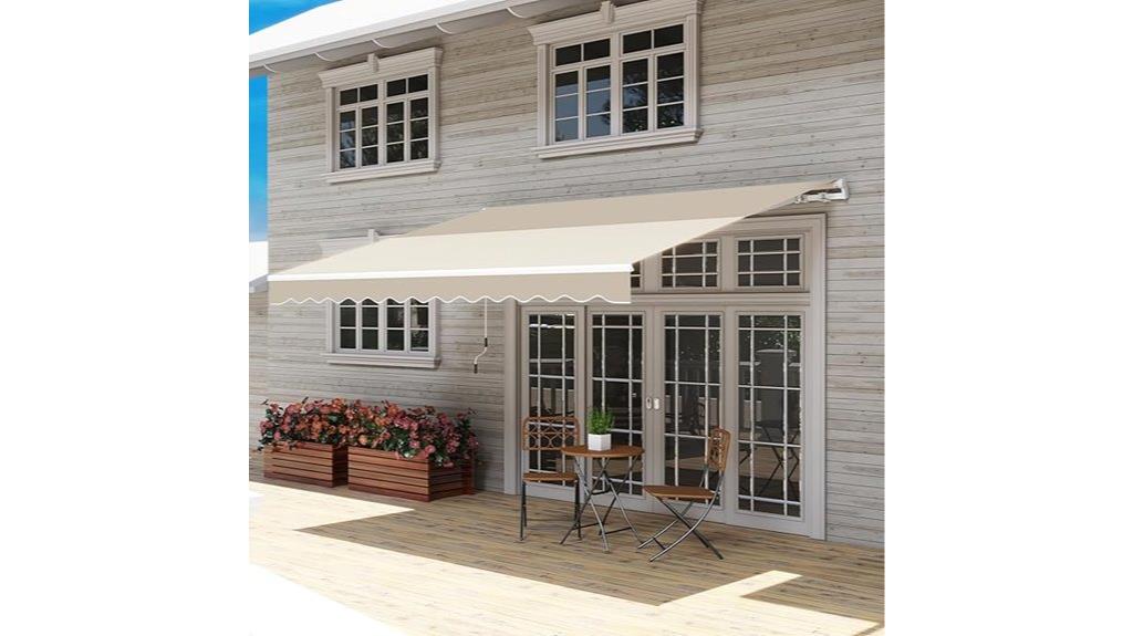 retractable 12x10 patio awning