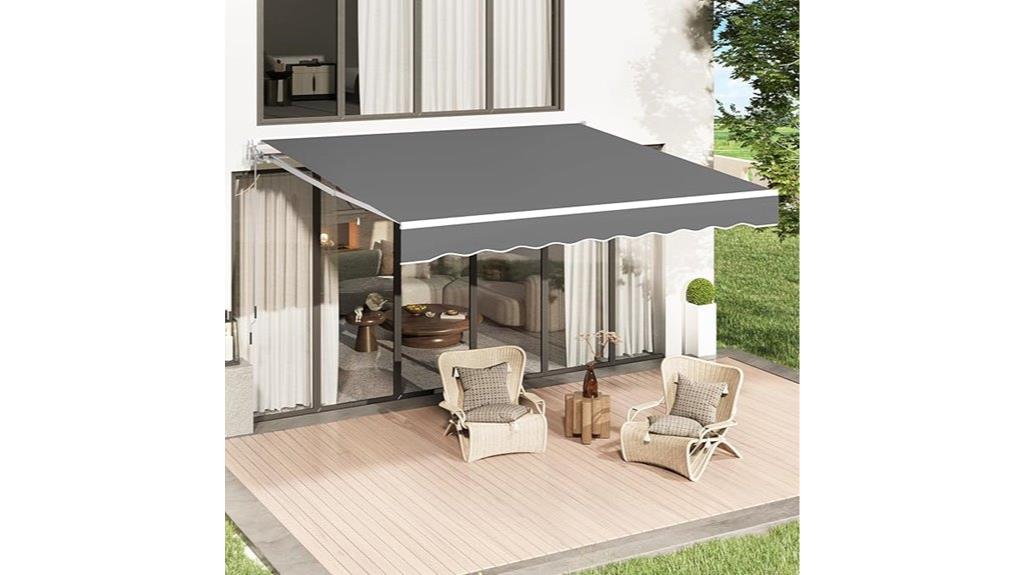 retractable patio awning