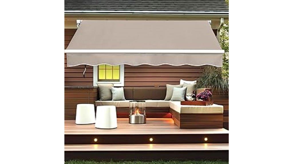 retractable waterproof sun shade