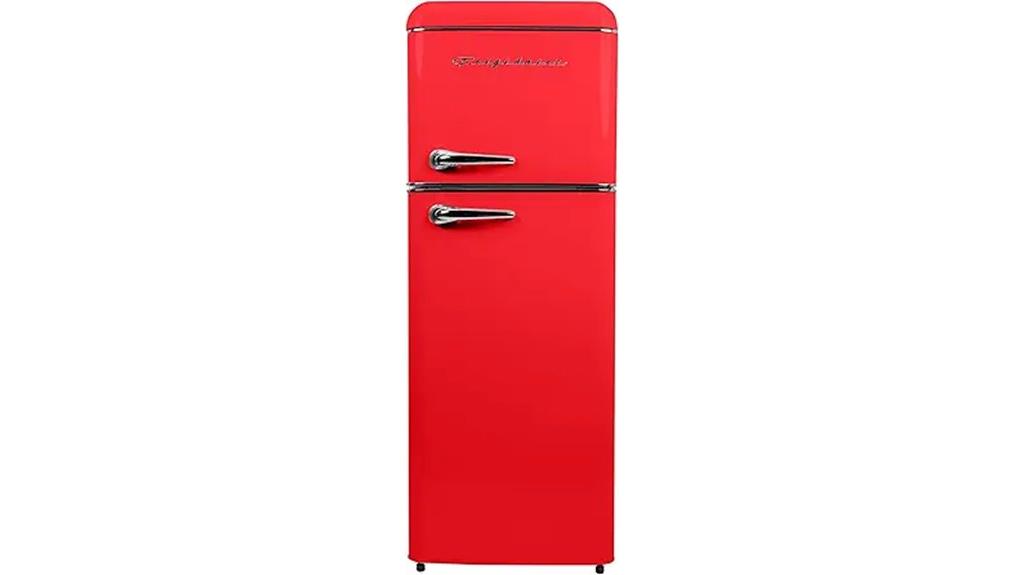 retro style top freezer