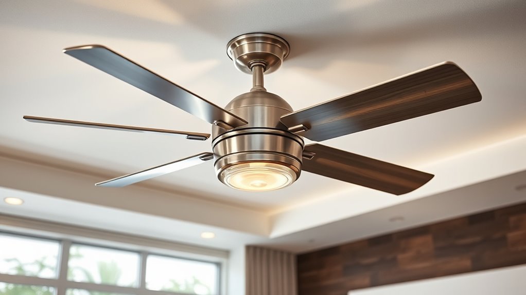 reversible motor ceiling fans