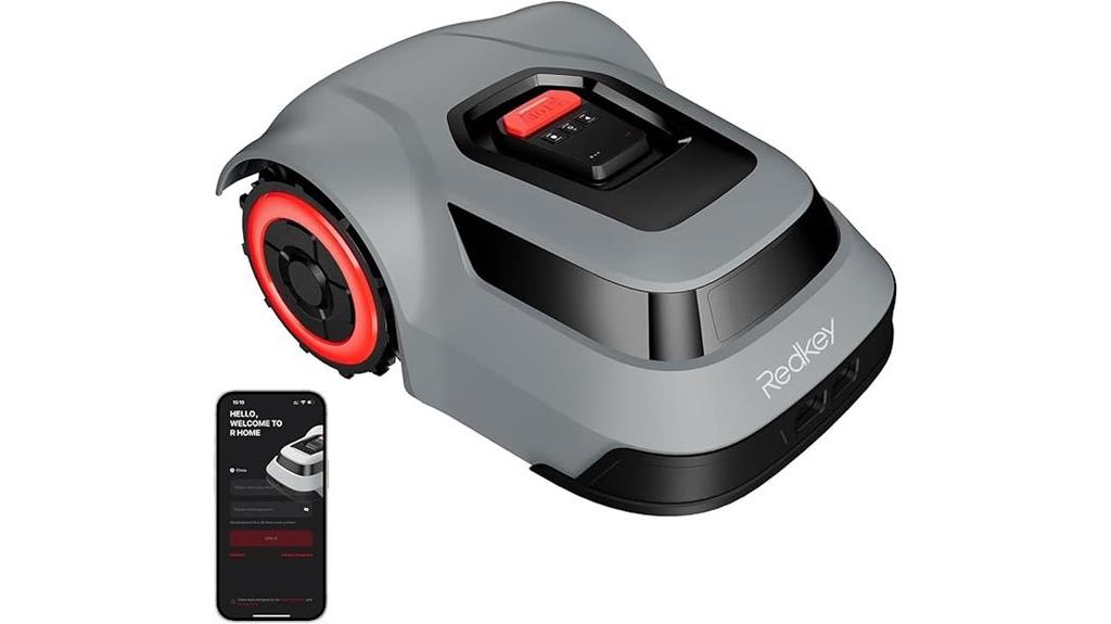 robot mower with boundary wires