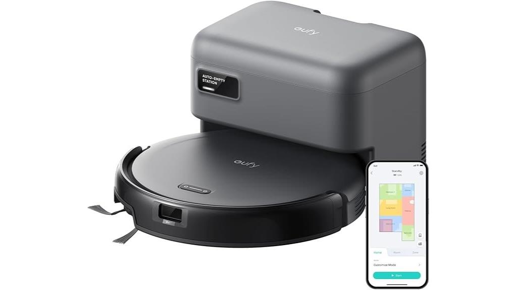robot vacuum self emptying system