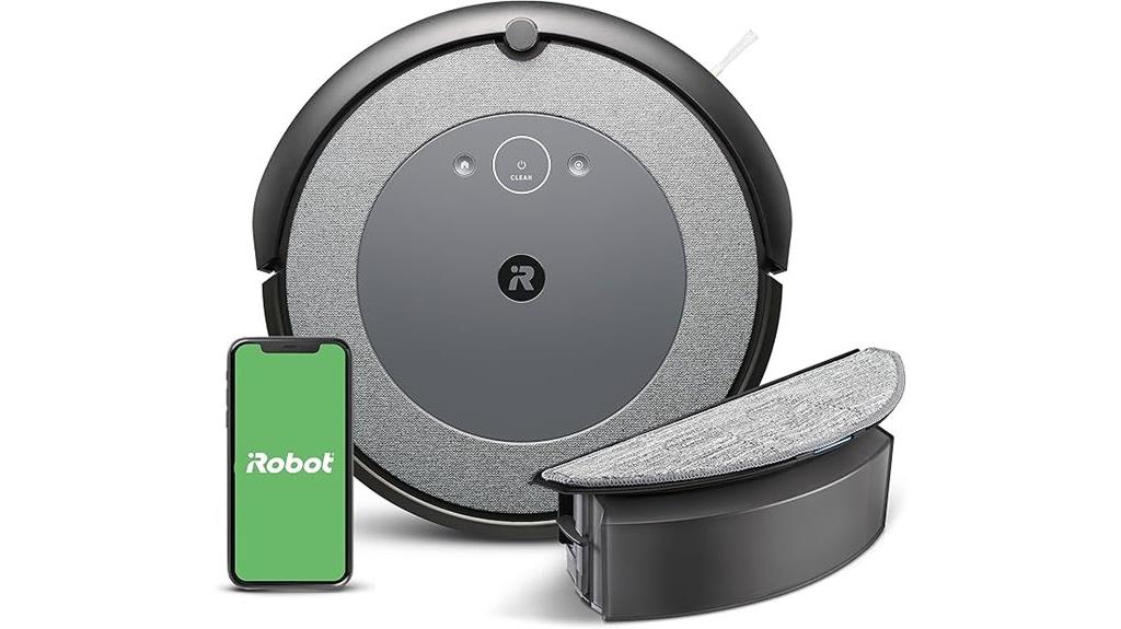 robot vacuum with mopping