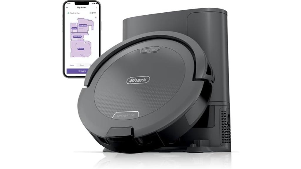 robot vacuum with self emptying