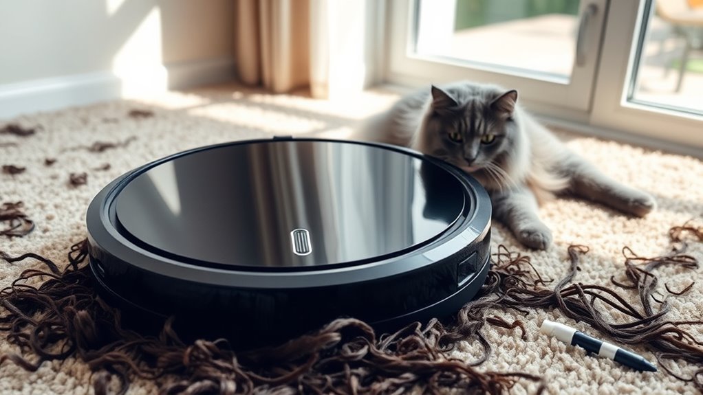 robot vacuums pet hair