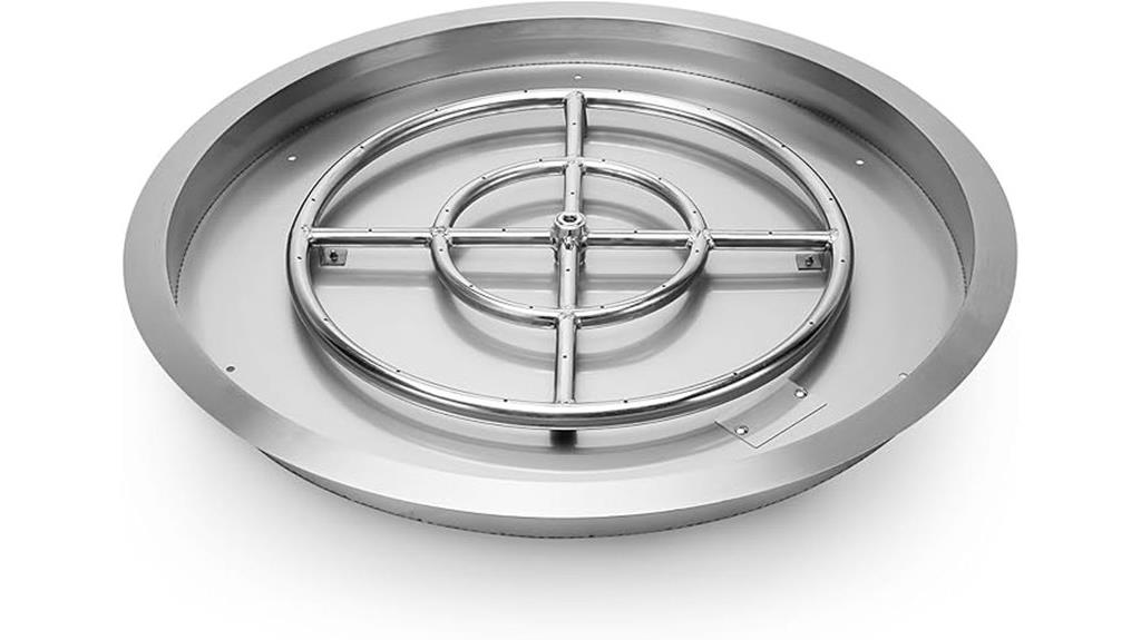 round fire pit burner