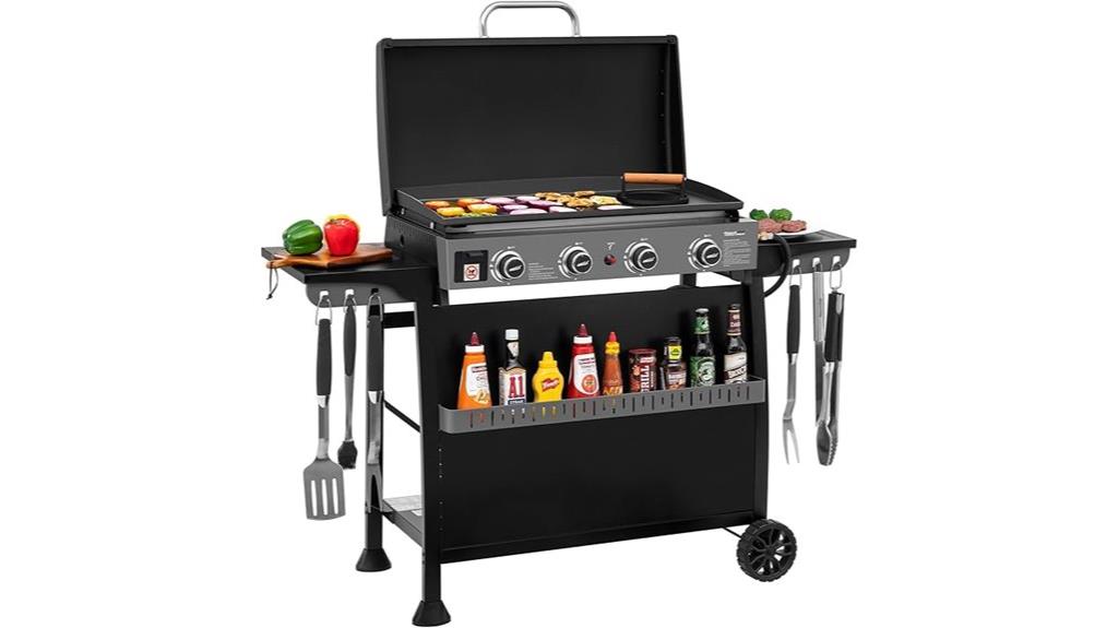 royal gourmet 4 burner griddle