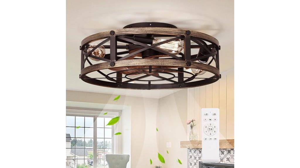 rustic farmhouse ceiling fan