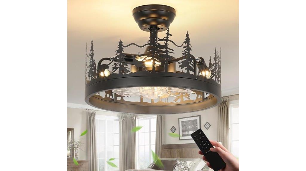 rustic farmhouse ceiling fan