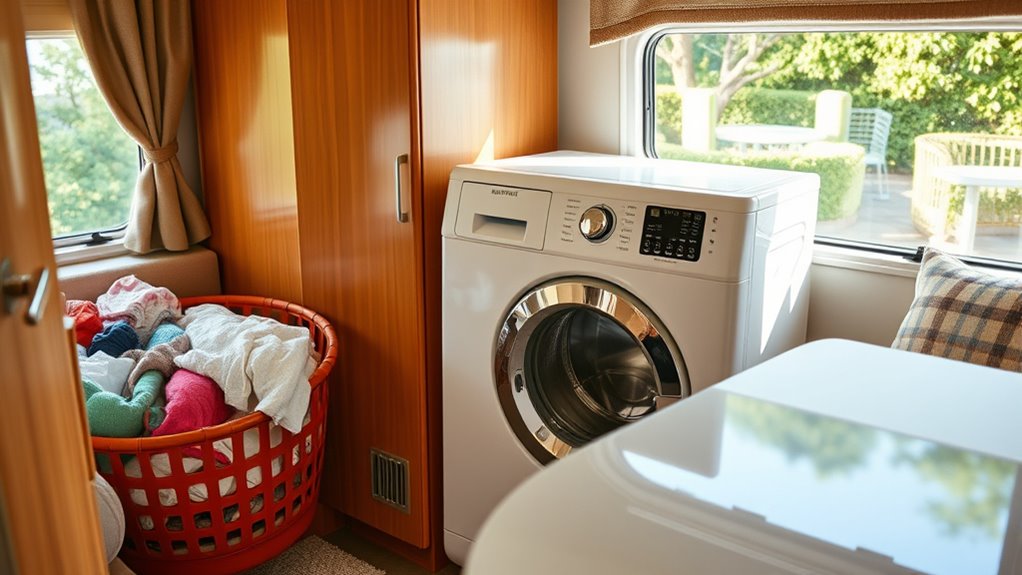 rv laundry machine considerations