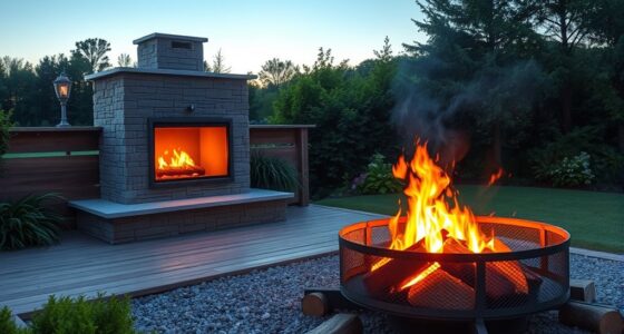 safety comparison of outdoor fireplaces