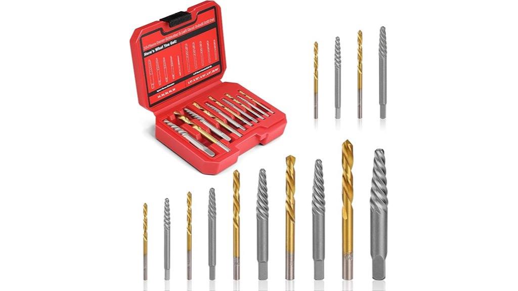 screw extractor drill set