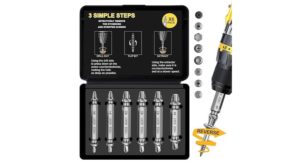 screw extractor tool set