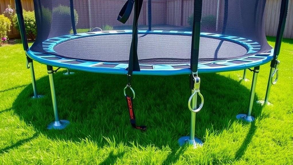 secure trampoline anchor kits