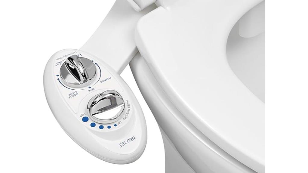 self cleaning bidet attachment