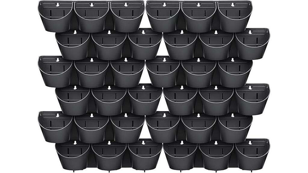 self watering vertical planter set
