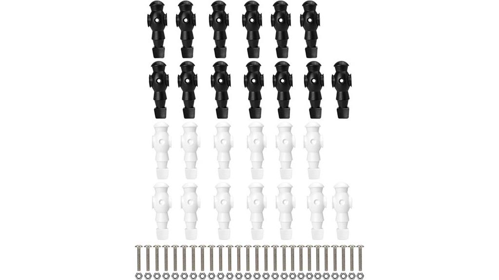 set of twenty six foosball players