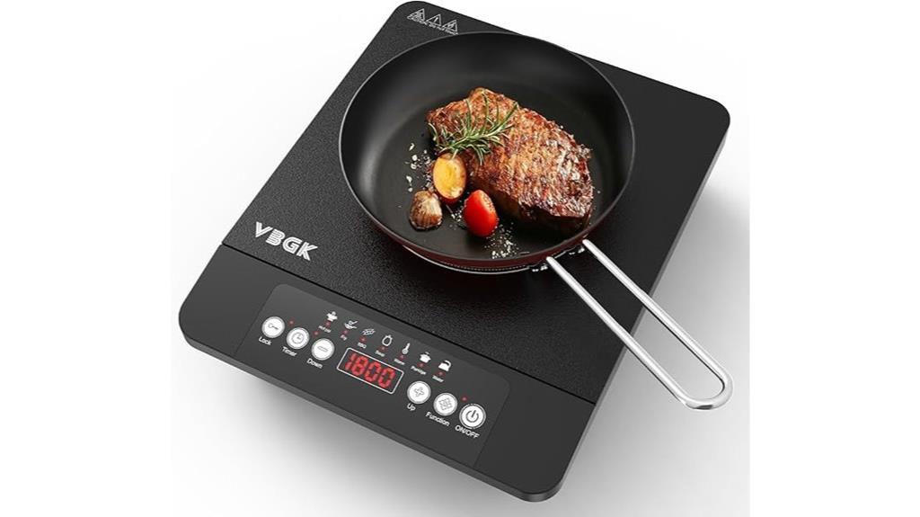 single burner induction cooktop