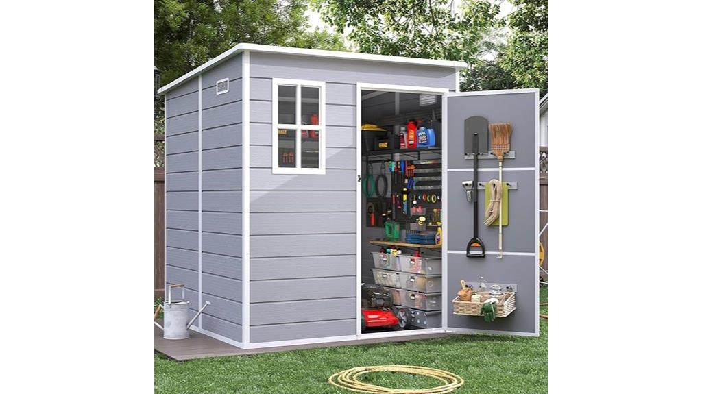 six by six foot shed