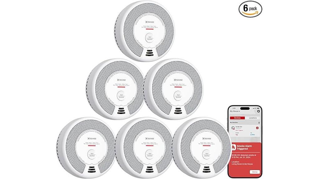 six pack smoke co detectors