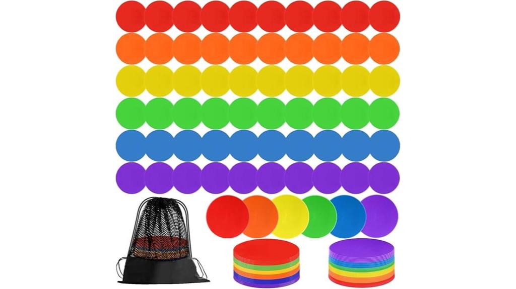 sixty poly spot markers