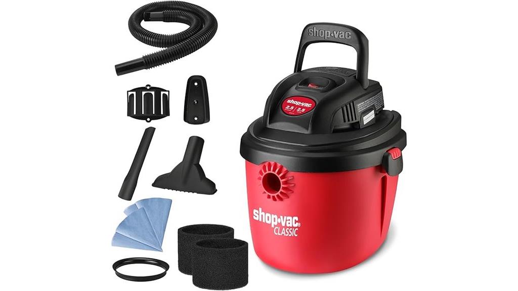 small capacity wet dry vacuum