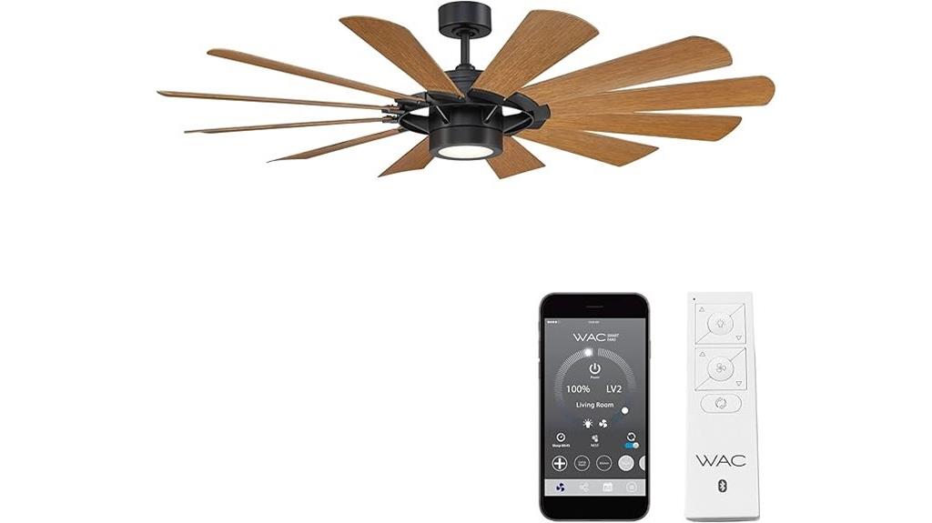 smart ceiling fan with led