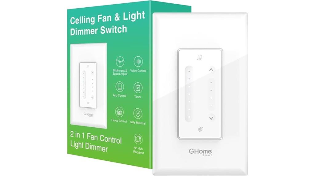 smart fan dimmer switch