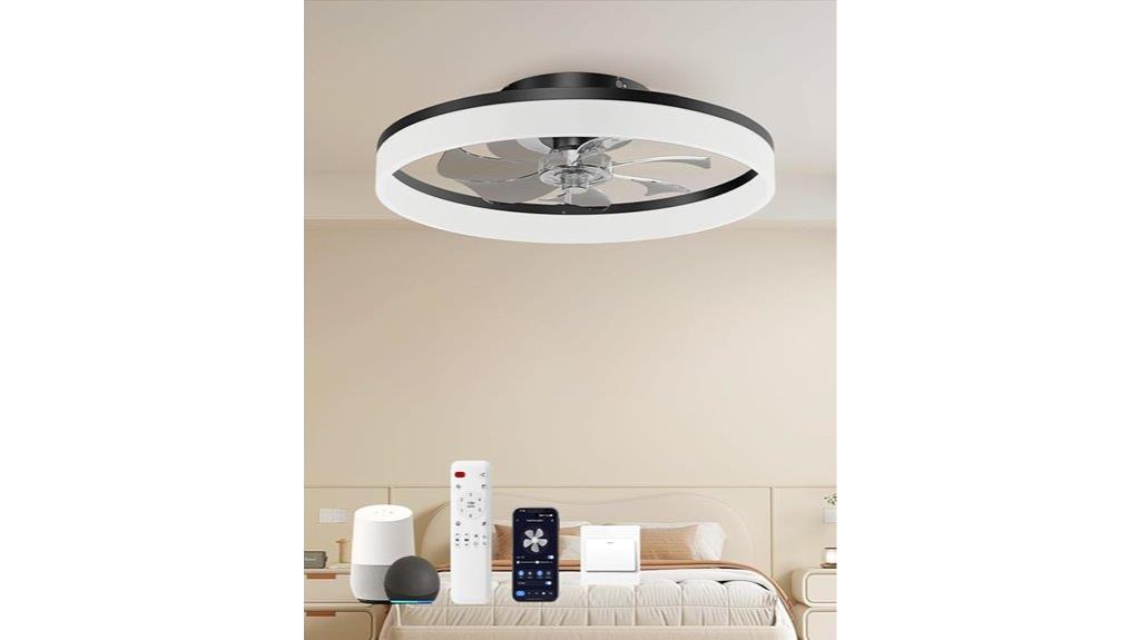 smart fan with light