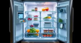 smart fridge with interior cameras
