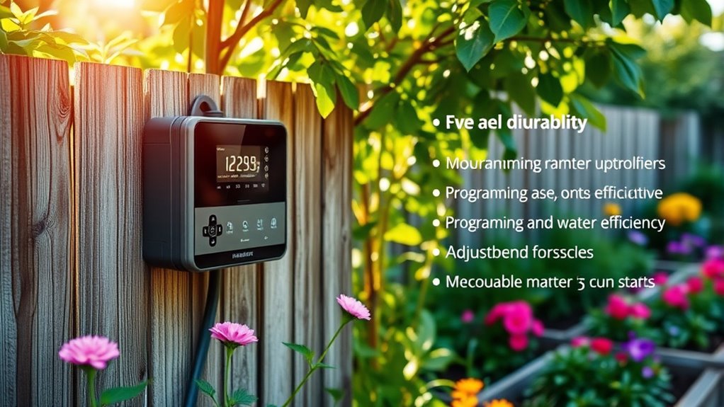 smart irrigation system features