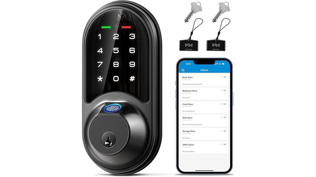 smart lock with fingerprint