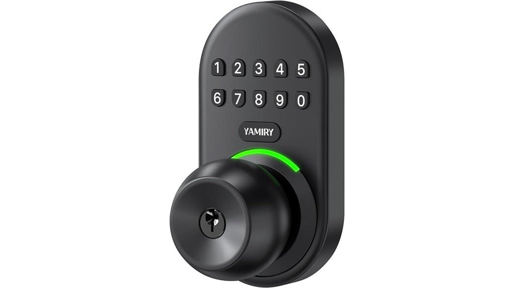 smart lock with handle