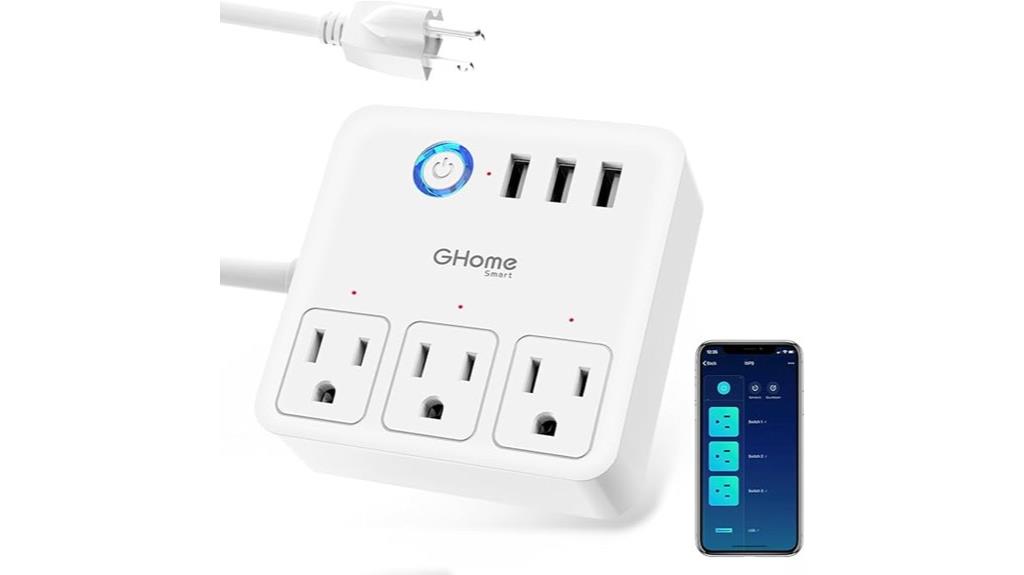 smart power strip with usb