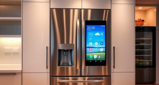 smart refrigerators with touchscreens