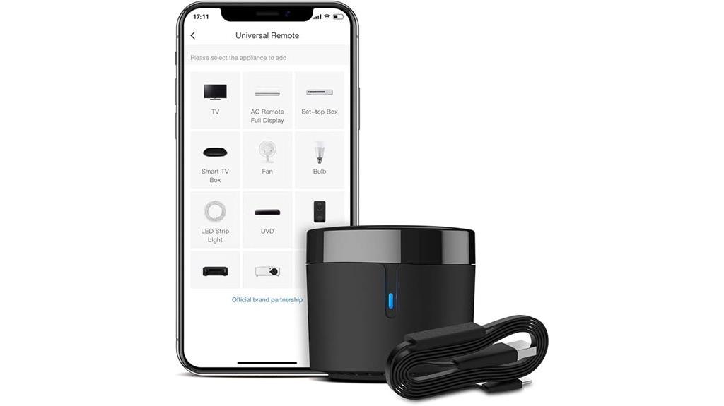 smart remote hub with sensor