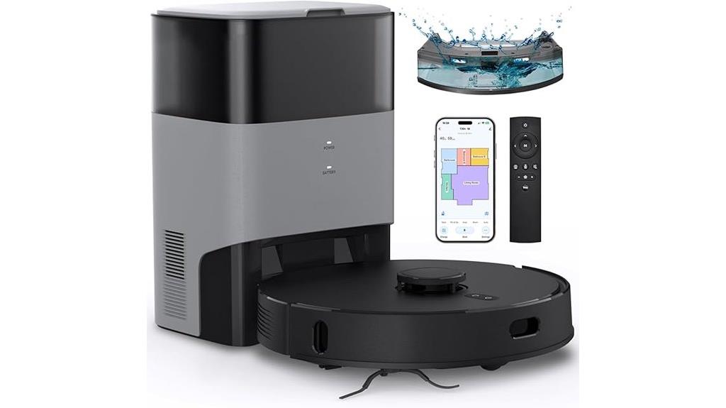 smart self emptying vacuum